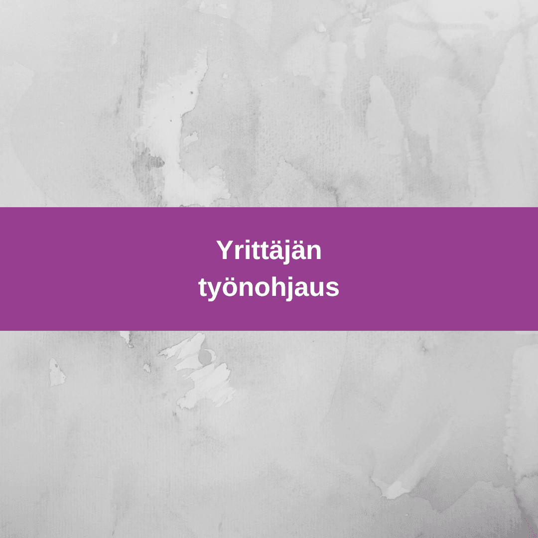 Yrittäjän työnohjaus